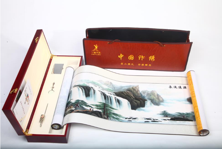 开封汴绣作品《源远流长》 开封汴绣作品《源远流长》